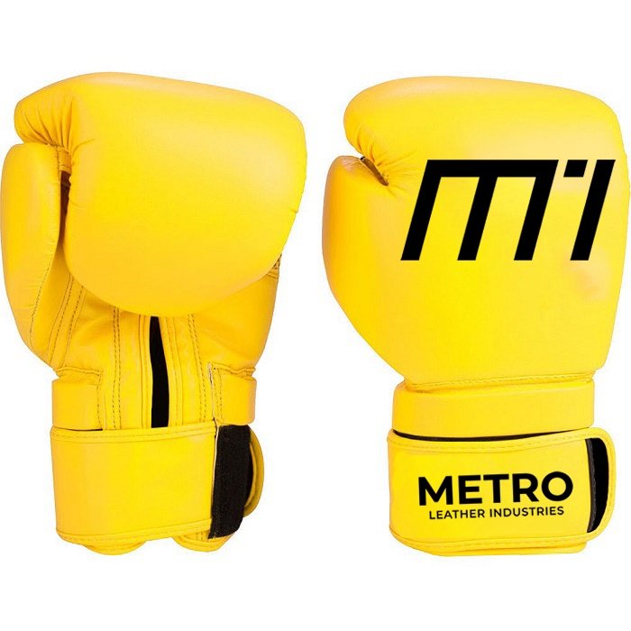 Classic Red Hook & Loop Boxing Gloves
