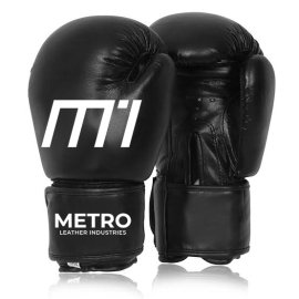 Matte Black Training Boxing Gloves