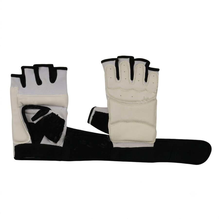 Off-White Mesh-Back Grappling Gloves