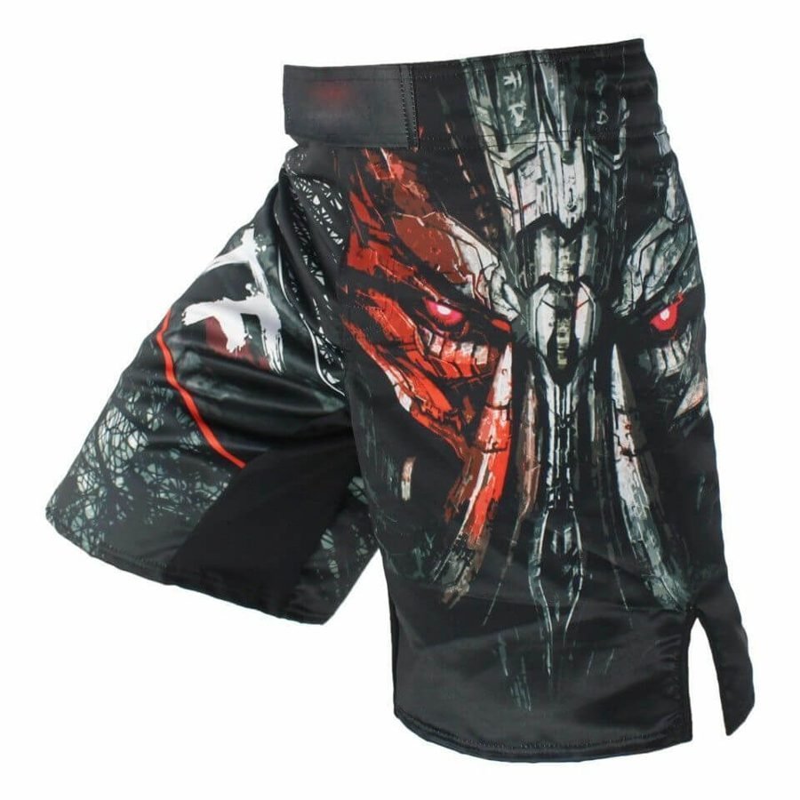 Sci-Fi Demon Mask Fight Shorts