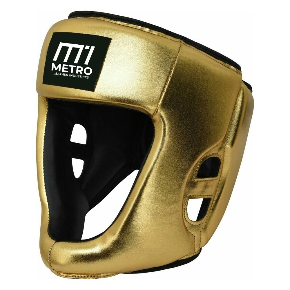 Full-Face Boxing Head Guard with Cheek Protection