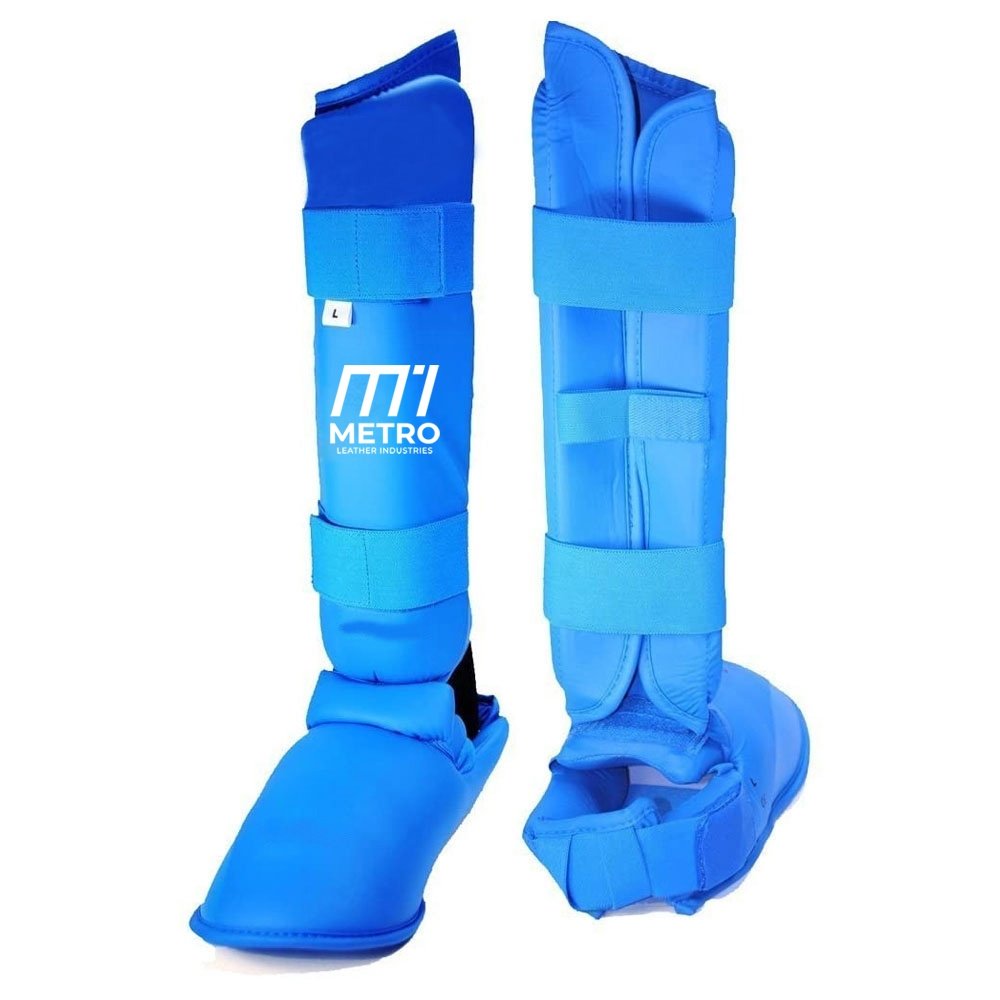 Royal Blue Slip-On Shin Guards